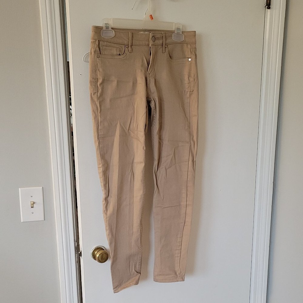 Calvin Klein stretch beige skinny jeans